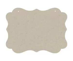 Tablita blank MDF 40x20x8mm